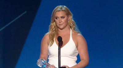 Amy Schumer accepts the MVP award at the Critics Choice Awards 2016