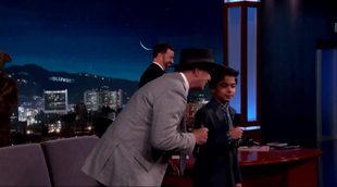 Bill Murray and Neel Sethi ('The Jungle Book') sing on Jimmy Kimmel show